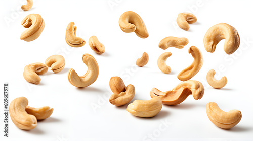 Cashew set of nuts isolated