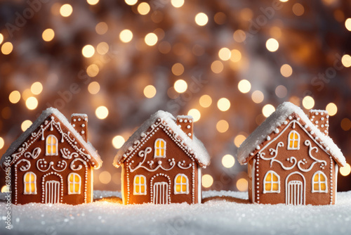 Christmas gingerbread houses