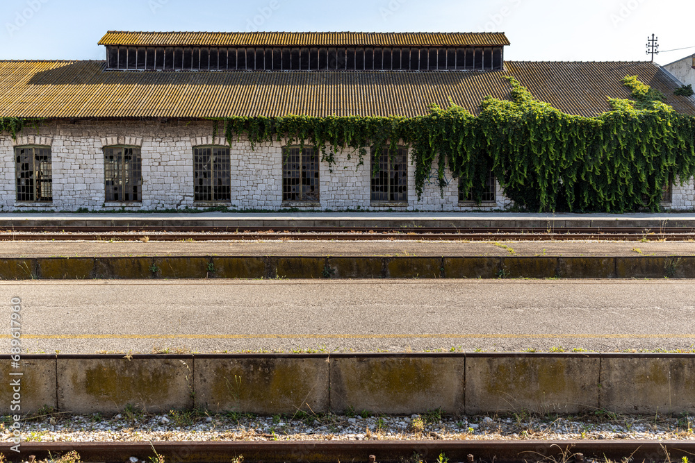 old railroad train station in Croatian city of Split old railroad train station in Croatian city of Split
