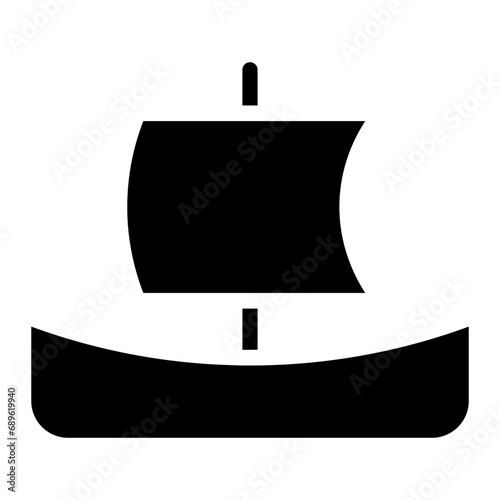 Viking ship glyph 