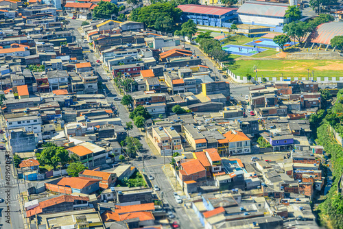 Vista aérea de Guarulhos. Bairros Taboão e Vila Barros.  photo