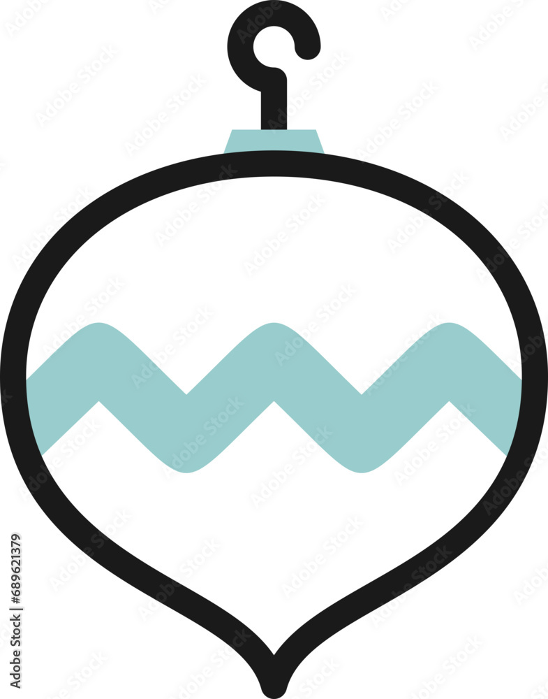 Obraz premium Bauble line icon