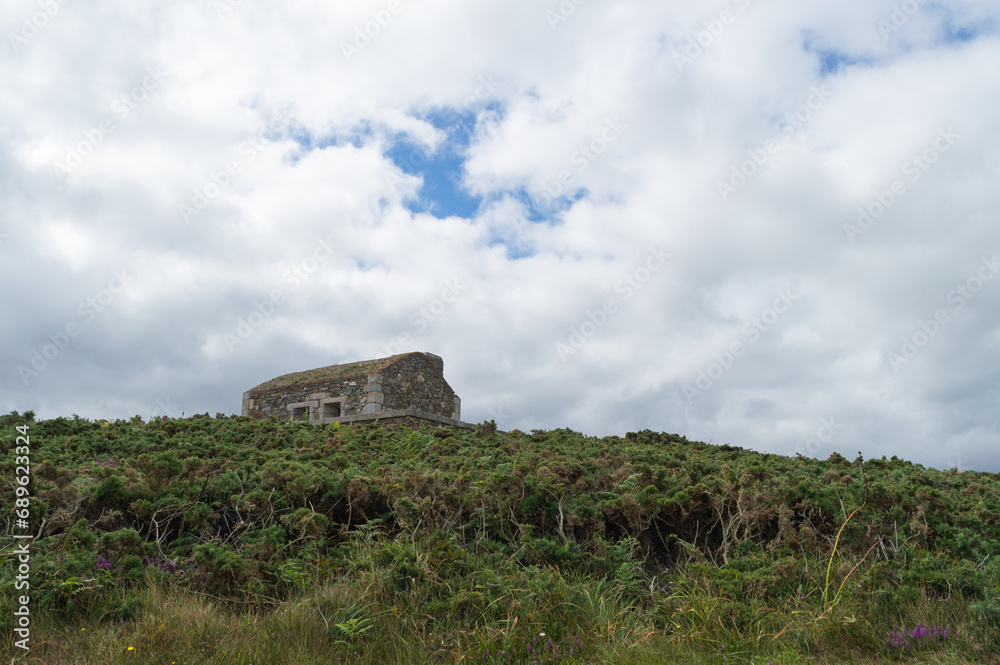 old stone house in the countryside