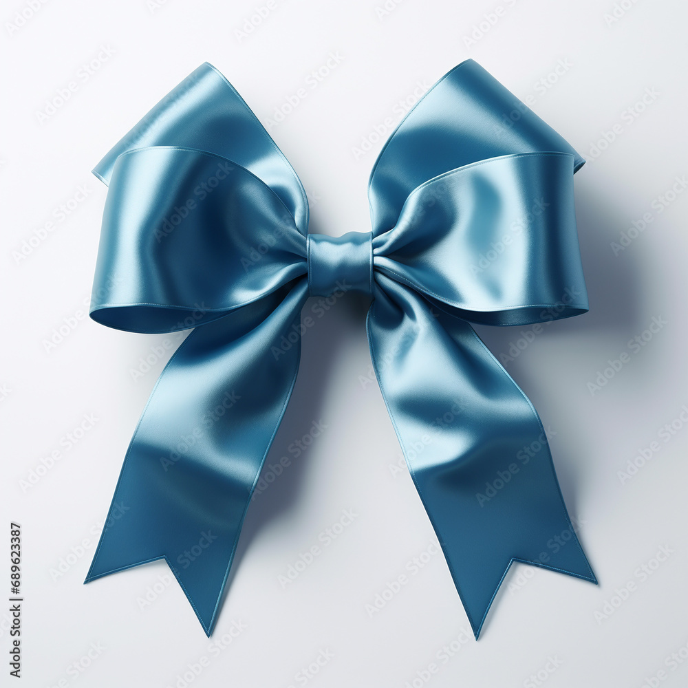 Fiocco azzurro. Ai generated. Fiocco azzurro. Ai generated.