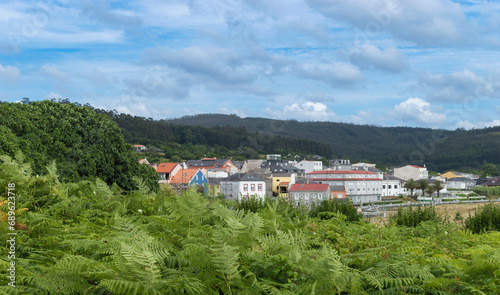 landscape with old town houses