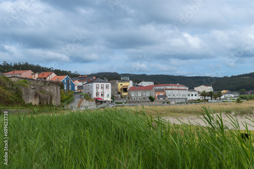 landscape with old town houses