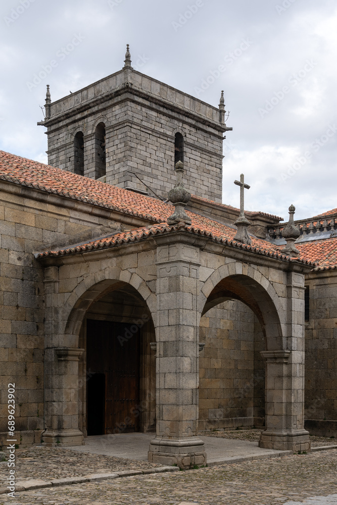 Fototapeta premium Church of La Alberca in Salamanca, Castilla y León, Spain.