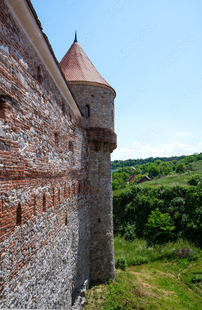 View of Corvin Castle, also known as Hunyadi Castle or Hunedoara Castle
