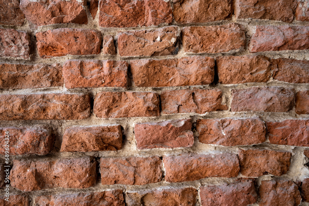 Abstract aged brick wall
