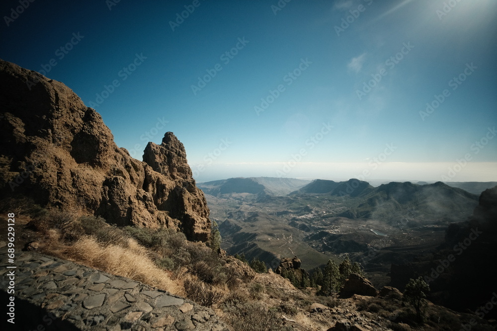 Fototapeta premium canary islands landscape view