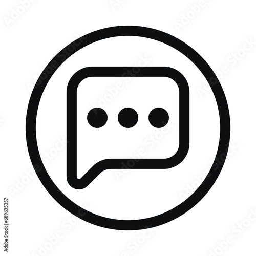 chat bubble messages icon