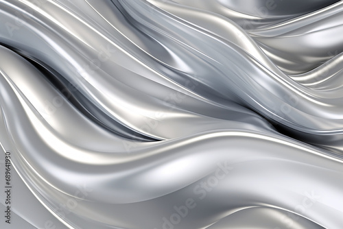 Abstract liquid silver background texture