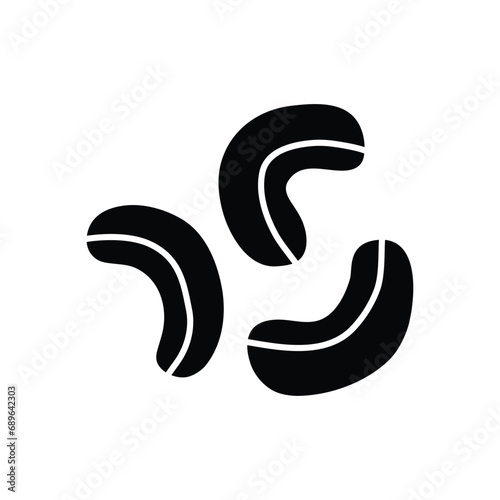 Cashew icon vector nut icon