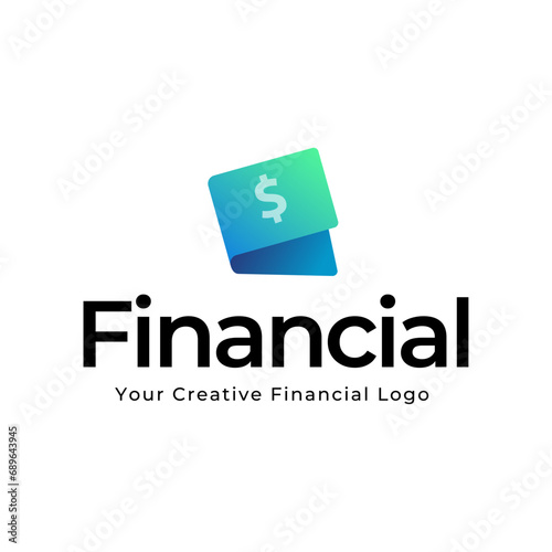 Fundraising Financial And Accounting Logo Design. Financial Advisors Logo Vector Design Inspiration