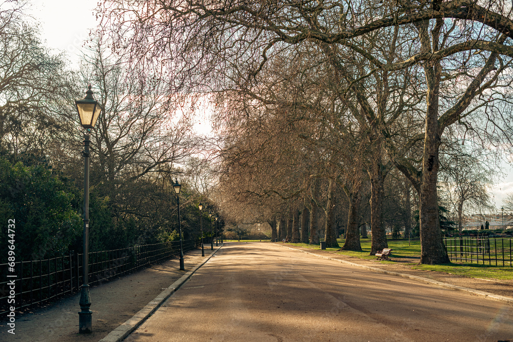 Battersea Park is a 200-acre green space at Battersea in the London