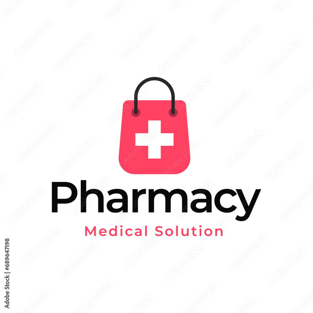 Medical Cross and Health Pharmacy Logo Vector Template on white background Medical Cross and Health Pharmacy Logo Vector Template on white background