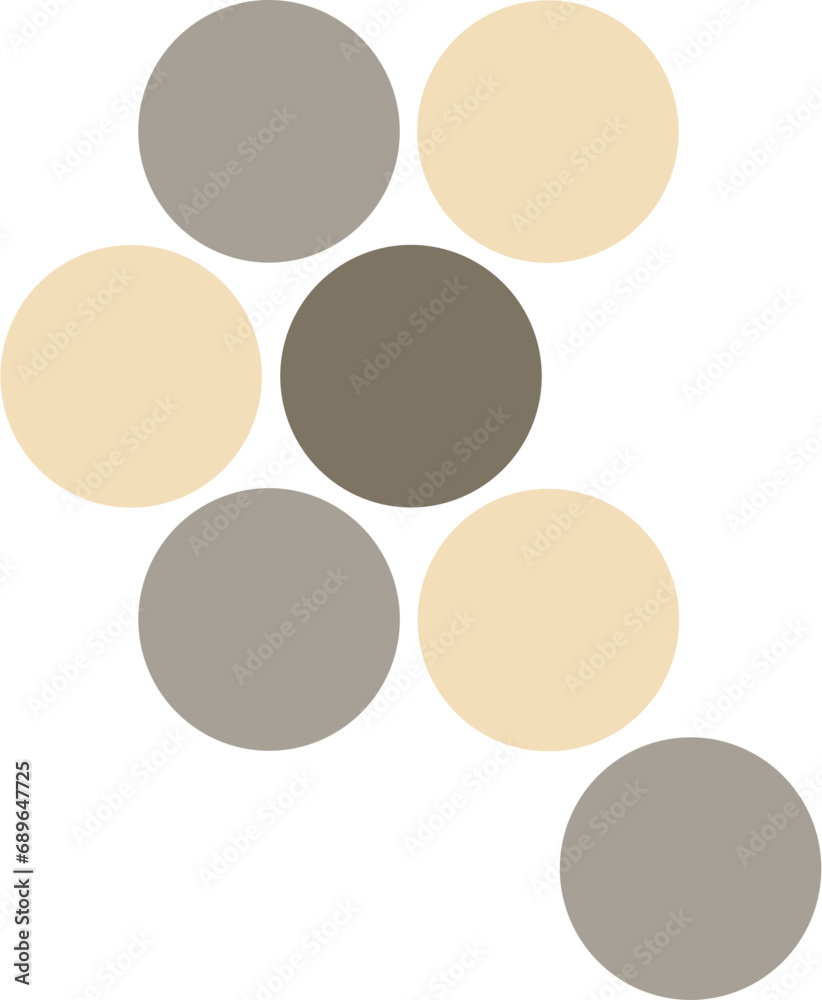 Retro color dot circle pattern Retro color dot circle pattern