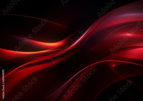 Abstract luminous neon shape waving, abstract light effect with wave. Wavy glowing bright flowing curve lines and magical glow energy stream motion