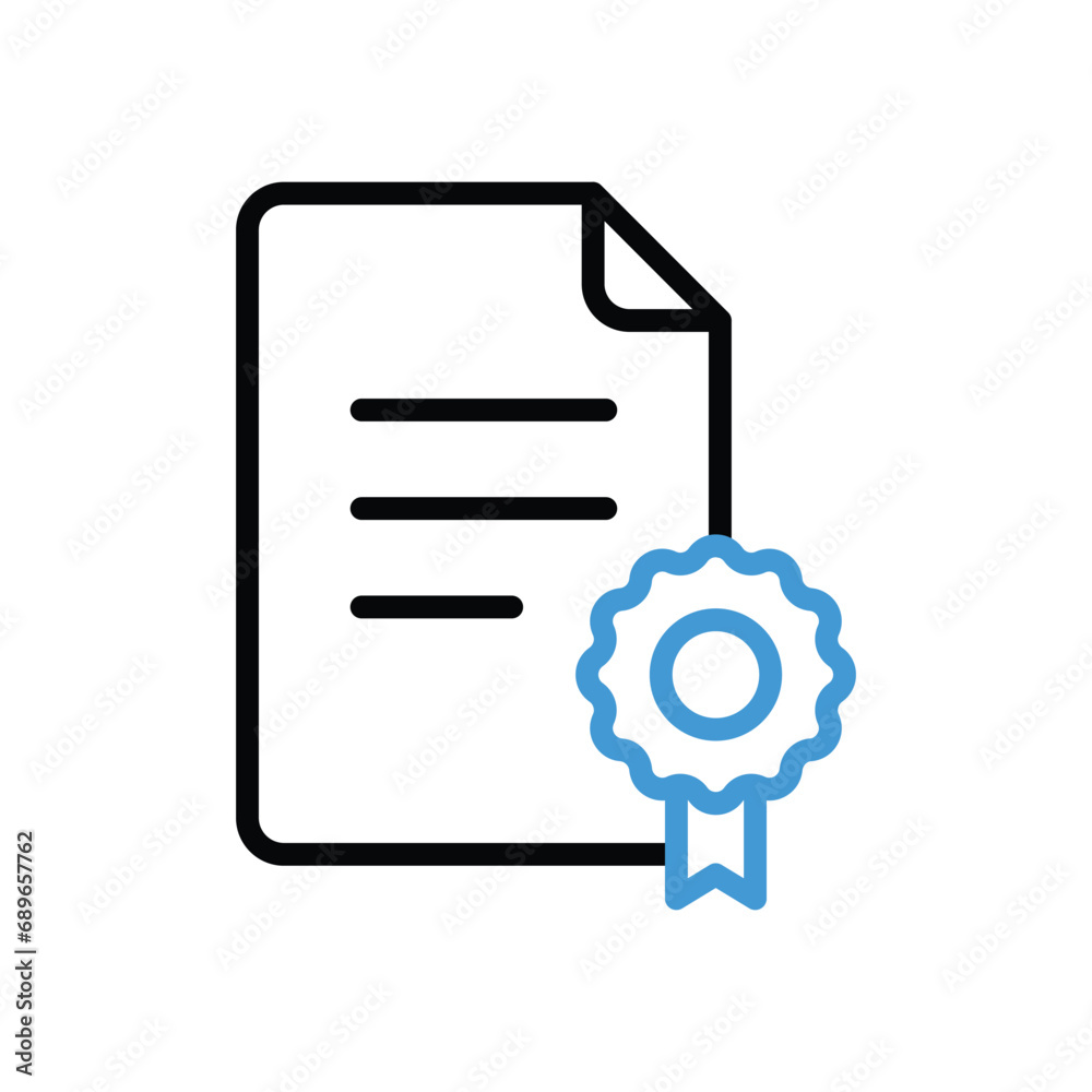 Diploma Icon vector stock illustration Diploma Icon vector stock illustration