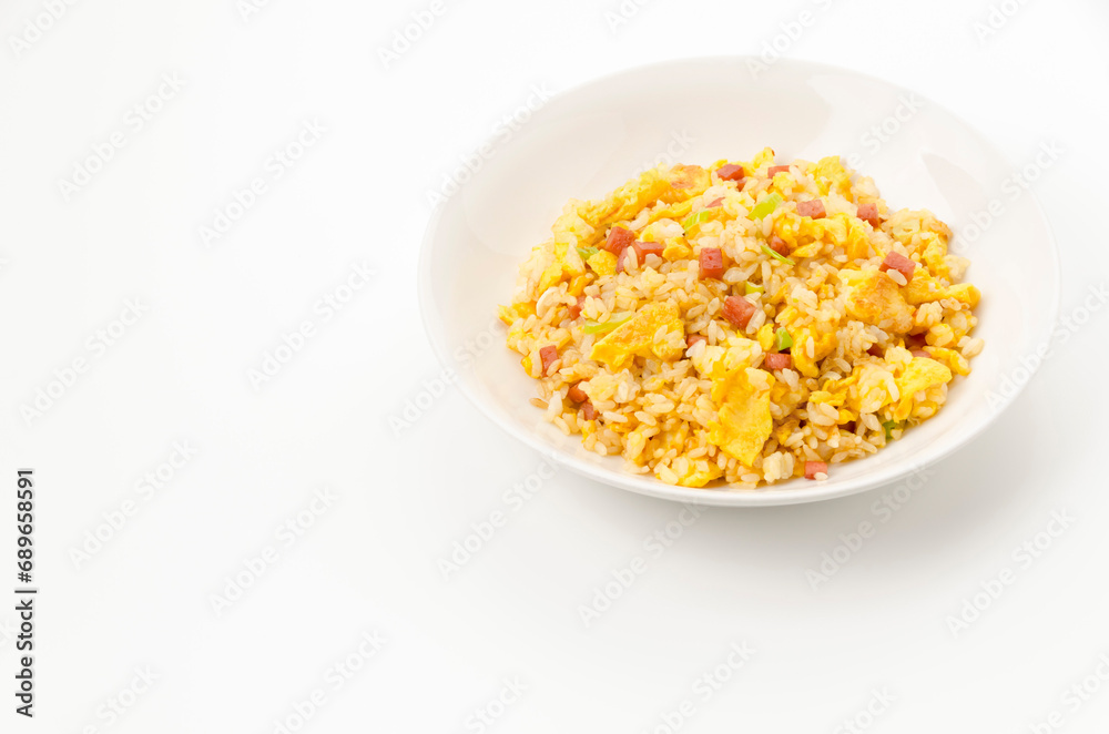 玉子とランチョンミートの炒飯 玉子とランチョンミートの炒飯