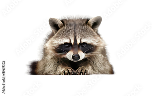 Raccoon Beauty On Isolated Background ©  Creative_studio