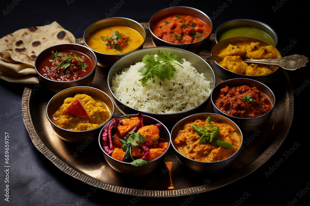 Indian traditional cuisine. Indian traditional cuisine.