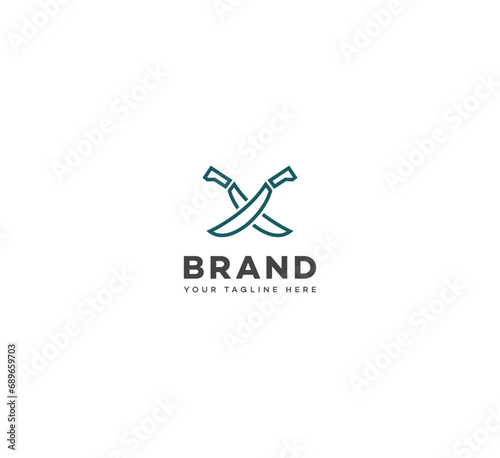 Bolo logo design template elements. Vector illustration. New Modern logo.