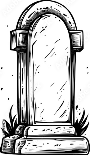 gravestone cartoon