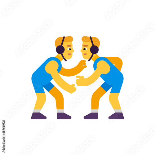 Men Wrestling