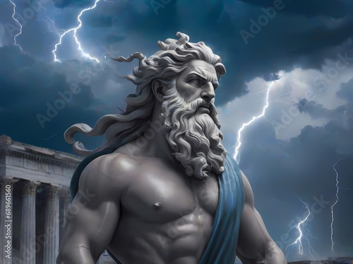 zeus the god of lighting