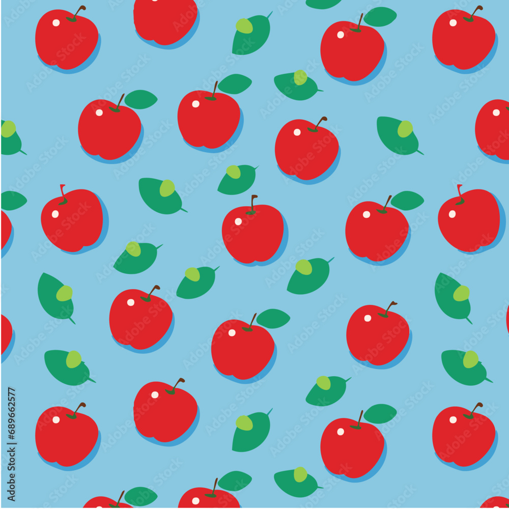 Pattern ready for use, VECTOR fruit illustration tropic cherry Pattern ready for use, VECTOR fruit illustration tropic cherry