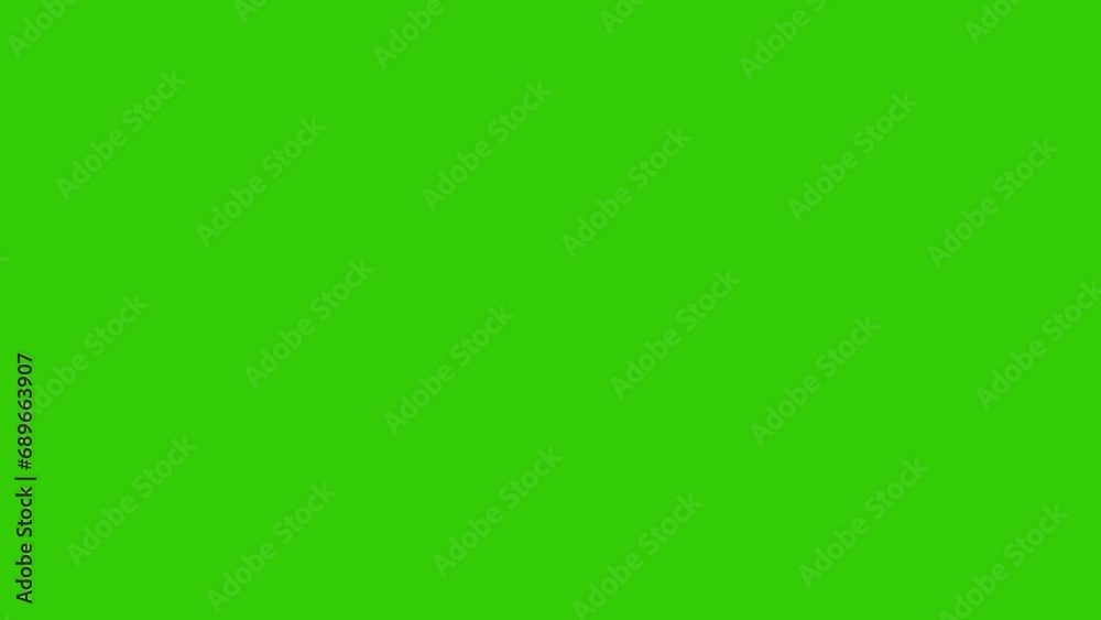 Fire Explosion Transition on Green Screen Background - Burning Fire