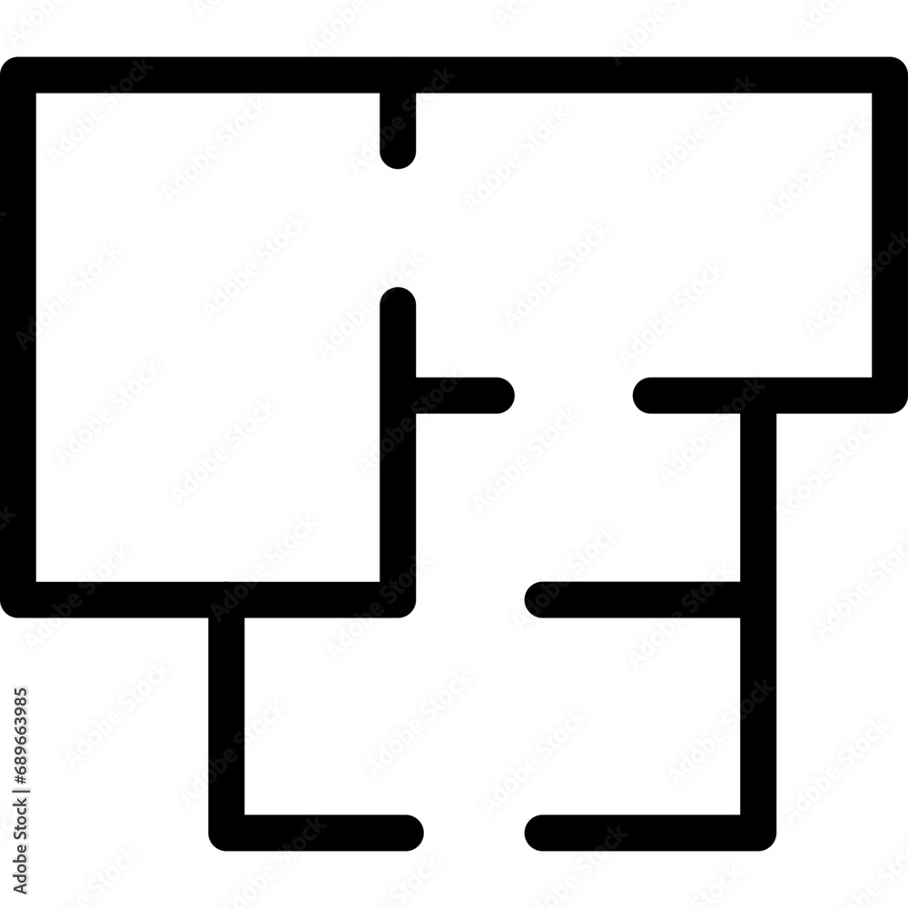 Real Estate Planning and Measurement Icon