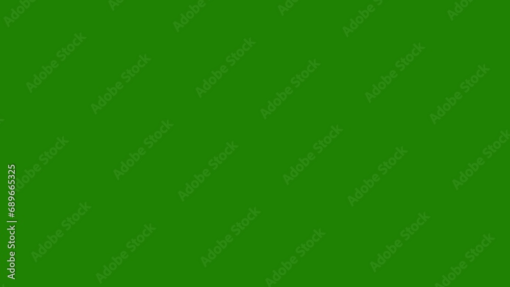 Fire Explosion Transition on Green Screen Background - Burning Fire