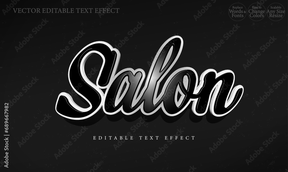 Editable Text Effect Title Logo Style With Black Background And editable-text-effect-title-logo-style-with-black-background-and