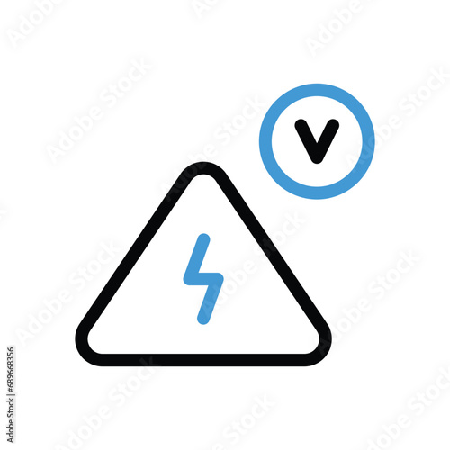 Volt Icon vector stock illustration