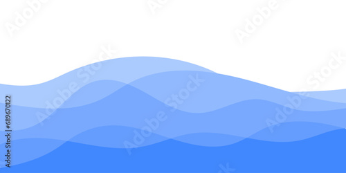 Abstract blue waves background. simple wave for your design activity