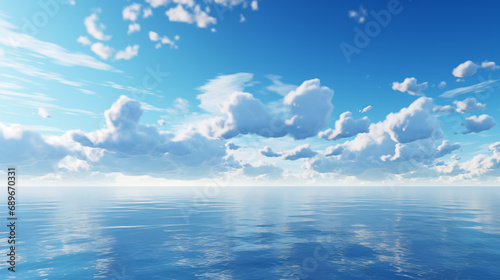 Pictures of blue sea under beautiful sky 