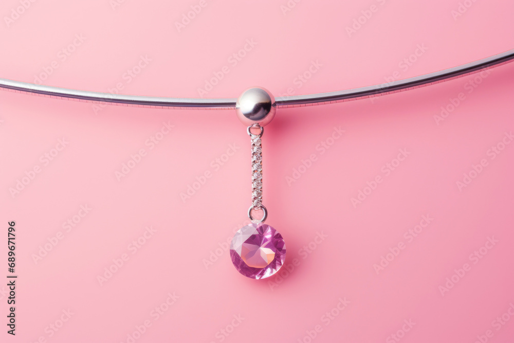 © EdNurg - A Shiny Pendant, a Precious Gem Suspended on a Silver Necklace, Exuding Glamour and Beauty. © EdNurg - A Shiny Pendant, a Precious Gem Suspended on a Silver Necklace, Exuding Glamour and Beauty.
