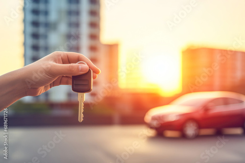 Car ownership as a symbol of financial security and real estate investment, bridging the worlds of housing and transportation. © EdNurg