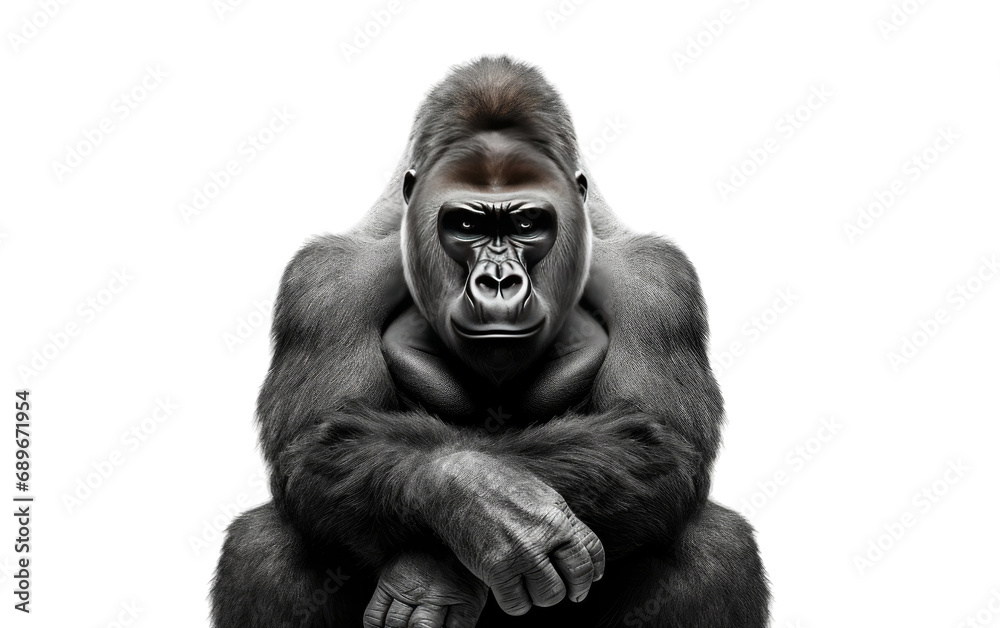 Gorilla Primal On Transparent PNG