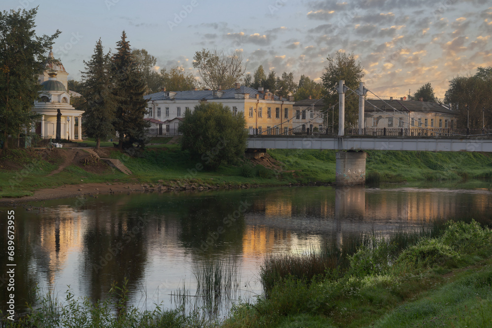 Torzhok is a picturesque city in the Tver region of Russia on the banks of the Tvertsa River. It is a trading city, known since the 12th century.