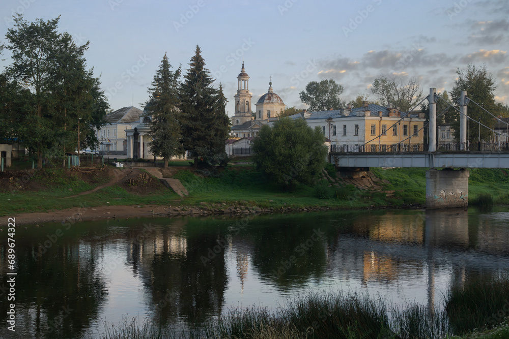 Torzhok is a picturesque city in the Tver region of Russia on the banks of the Tvertsa River. It is a trading city, known since the 12th century.