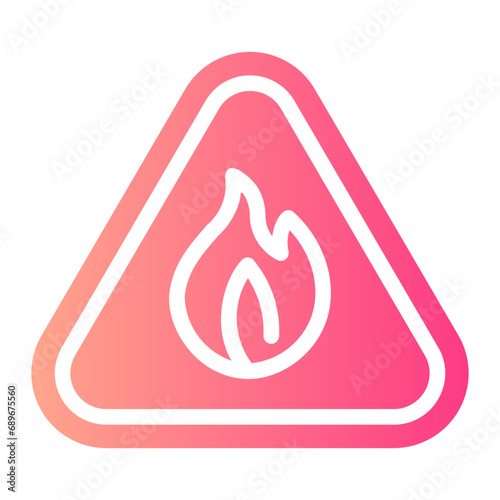 fiammable gradient icon