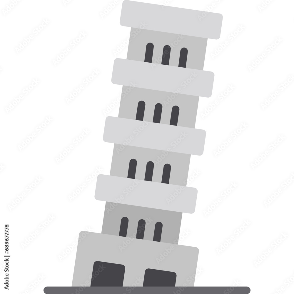 Leaning Tower Of Pisa Icon