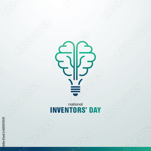 National Inventors' Day. inventors creative background. 
