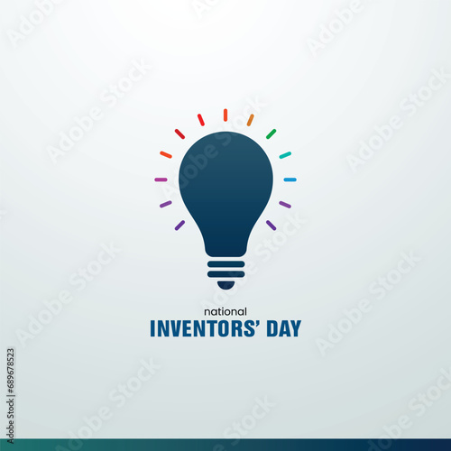 National Inventors' Day. inventors creative background. 
