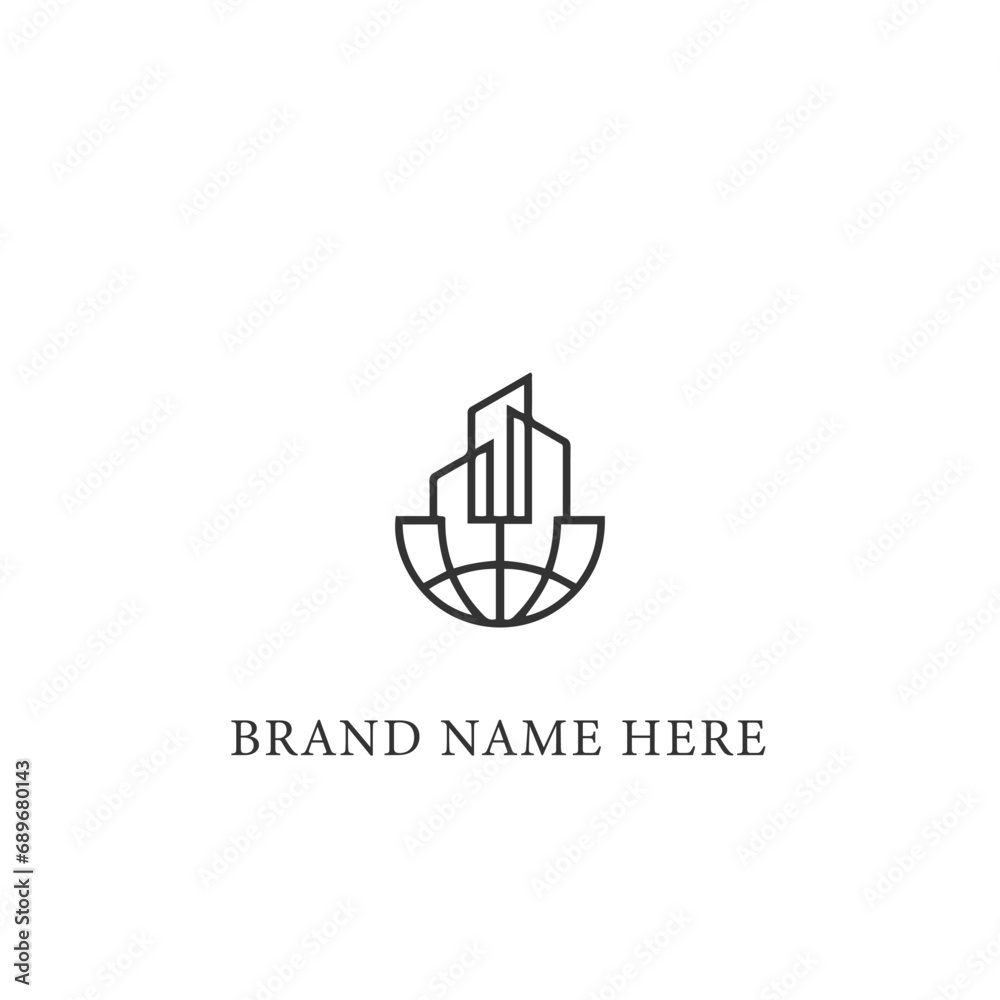 collection of building architecture sets, real estate logo design line art style, Minimal and abstract apartment logo. Vector line art forms a tower or building. Elegant design for company, architectu collection of building architecture sets, real estate logo design line art style, Minimal and abstract apartment logo. Vector line art forms a tower or building. Elegant design for company, architectu