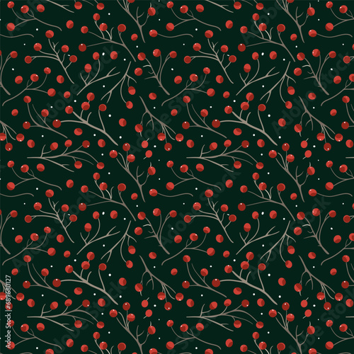 Christmas vector pattern. Seamless background. Ornament for gift wrapping paper, fabric, clothes, textile, surface textures, scrapbook.