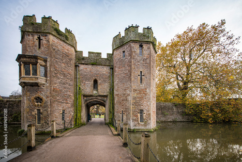 alte Burganlage in Wells (UK)